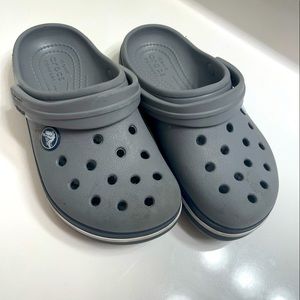 Kids Grey Crocs